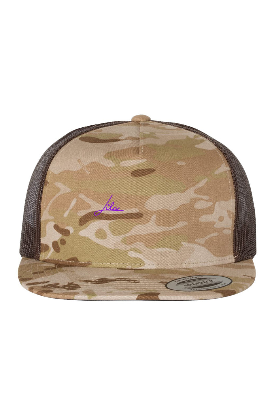 Lila Multicam Arid/ Brown Trucker Cap